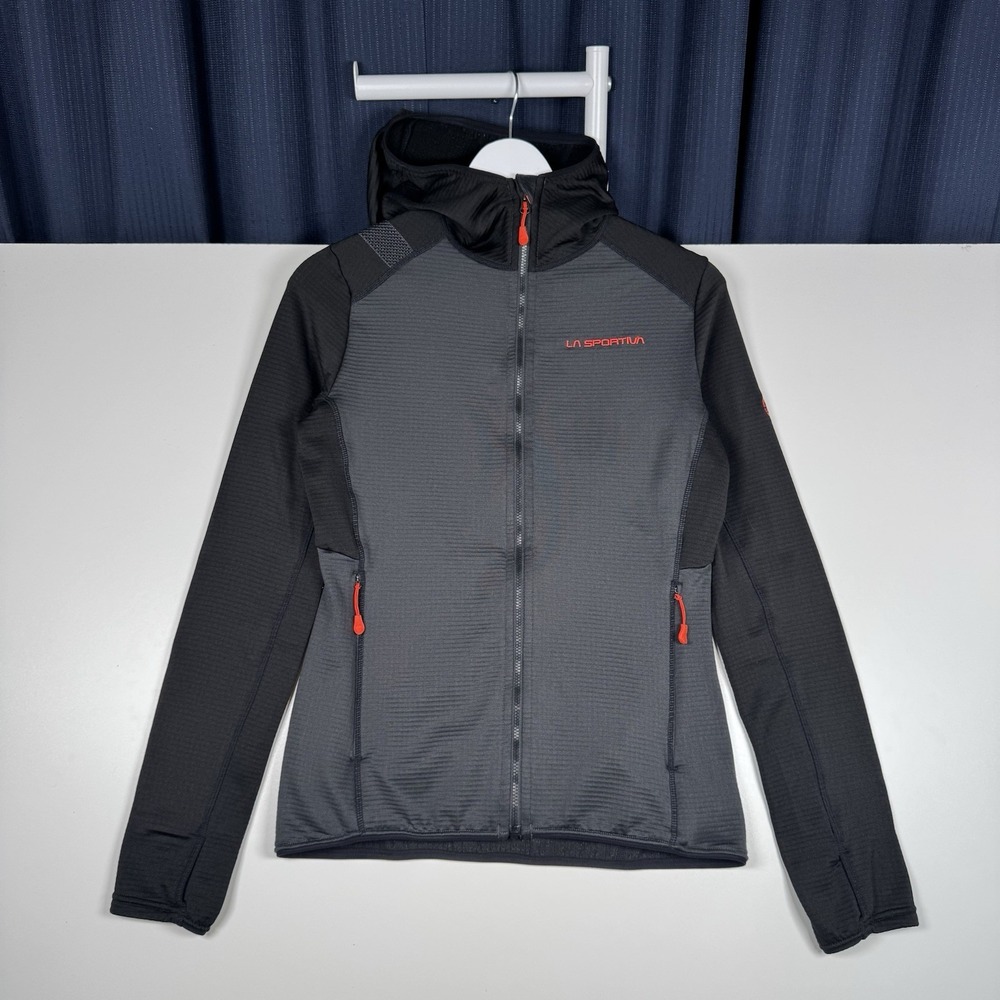 LA SPORTIVA Upendo Hoodie - Gray Black Orange - Women's XS